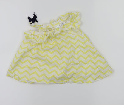 Lydia jane  Yellow Animal Print  Fit & Flare  Size 12-18 Months