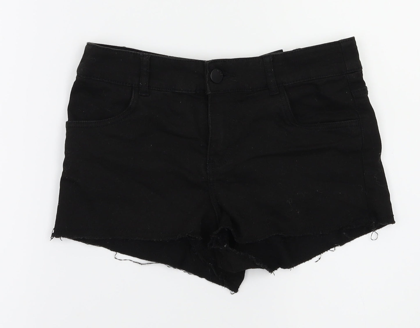 Preworn Womens Black   Hot Pants Shorts Size 4