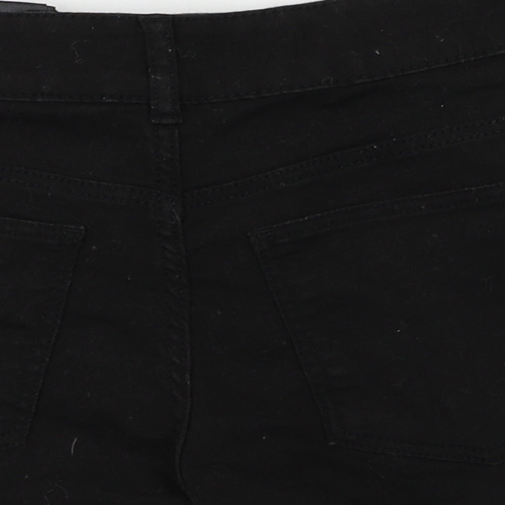 Preworn Womens Black   Hot Pants Shorts Size 4