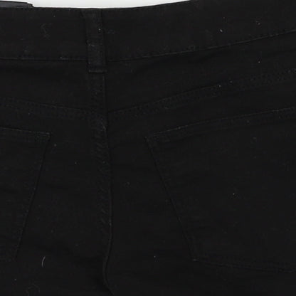 Preworn Womens Black   Hot Pants Shorts Size 4