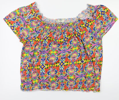Womens UK Size 20 Payapa Ivory Basic T-Shirt