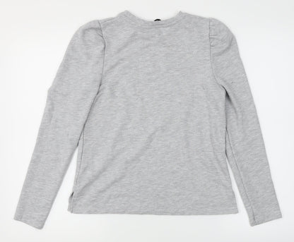 F&F Womens Grey   Basic T-Shirt Size 8