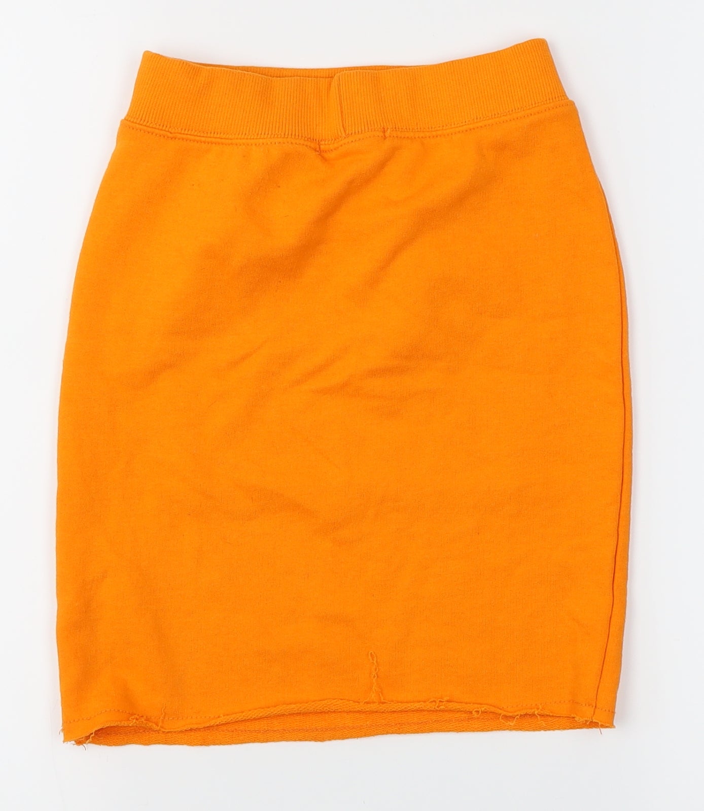 Pretty Little Thing Womens Orange   A-Line Skirt Size 4