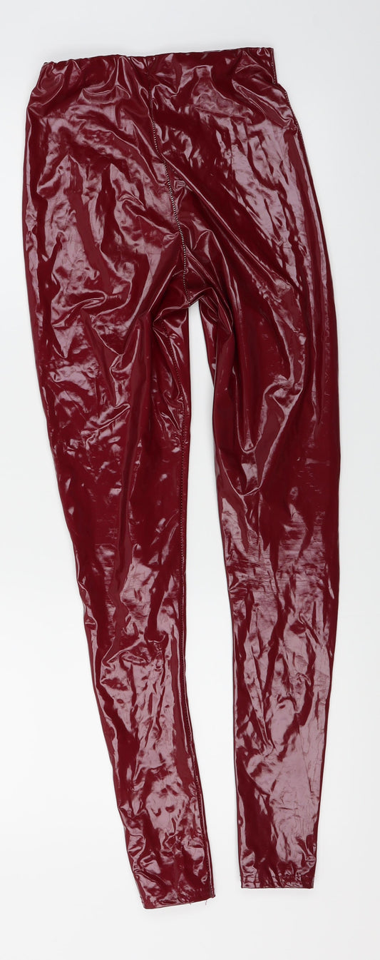 Rebellious Womens Red   Trousers  Size 4 L27 in