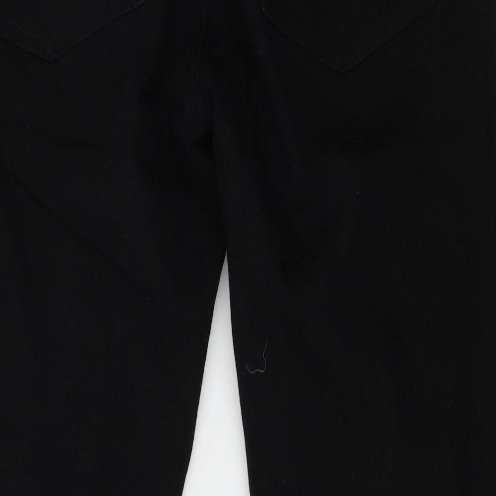 Denim Co Womens Black  Denim Straight Jeans Size 32 in L26 in