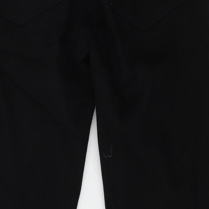 Denim Co Womens Black  Denim Straight Jeans Size 32 in L26 in