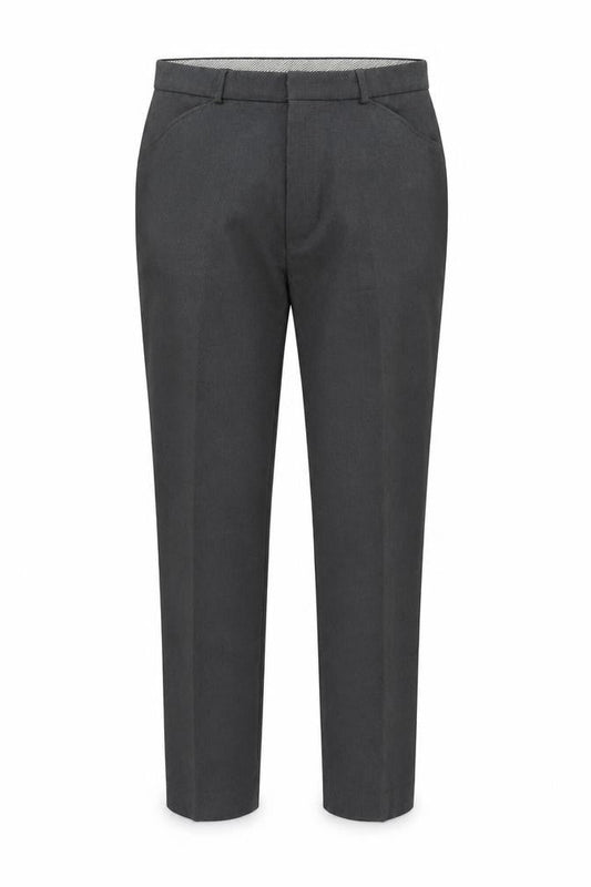 Mens UK Size S Denver Regular Fit  Grey Trousers