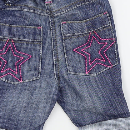 NEXT Girls Black   Cargo Trousers Size 3-6 Months