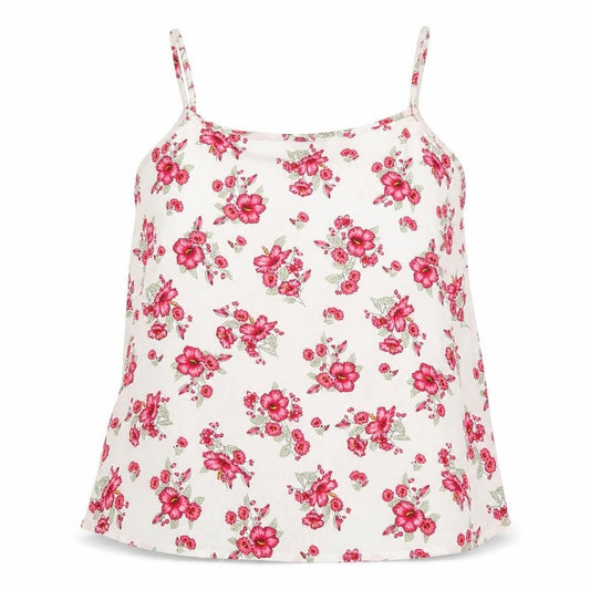 Divided by H&M Womens White Floral  Camisole Tank Size 8