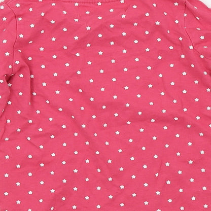 Minoti Girls Pink   Basic T-Shirt Size 18-24 Months