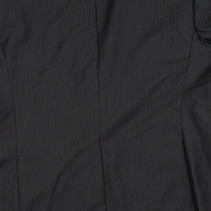 Good Souls Mens Black Striped  Jacket Suit Jacket Size 34