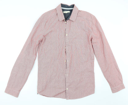 SUIT Mens Red    Button-Up Size S