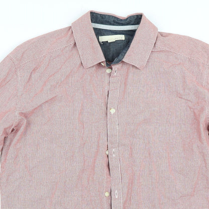 SUIT Mens Red    Button-Up Size S