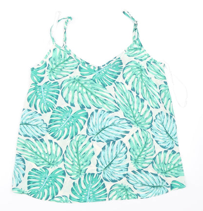 Womens UK Size 8 Atmosphere Green Camisole Blouse