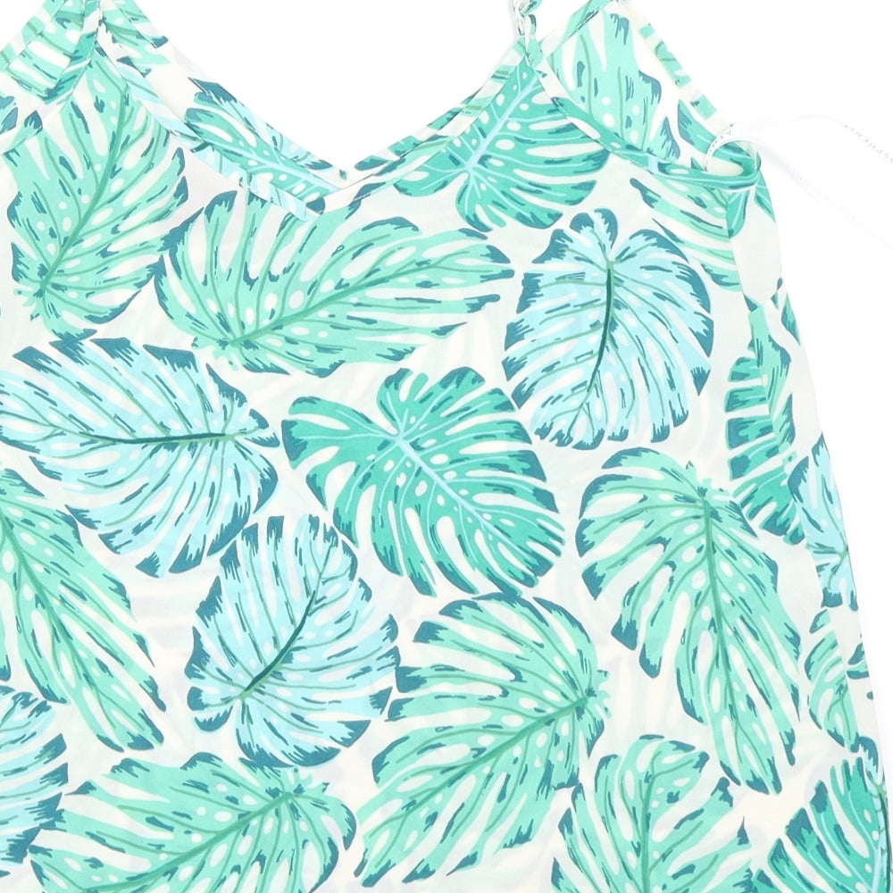 Womens UK Size 8 Atmosphere Green Camisole Blouse