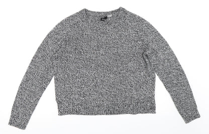 H&M Womens Black   Pullover Jumper Size S