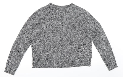 H&M Womens Black   Pullover Jumper Size S