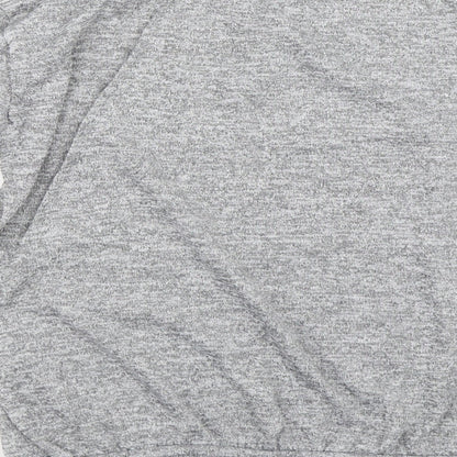 Silk Womens Grey   Pullover Sweatshirt Size M