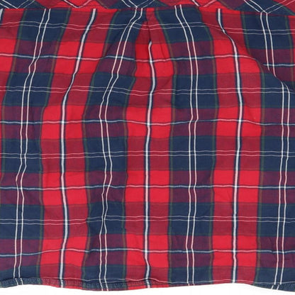 Womens UK Size L Berkertex Red Basic Button-Up