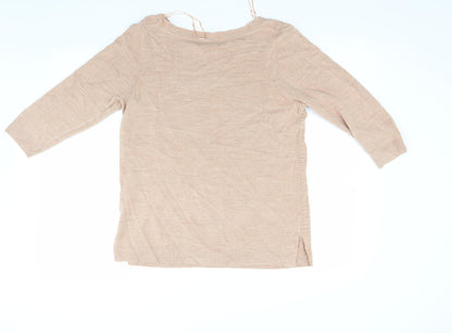 &F Womens Brown   Pullover Jumper Size 14