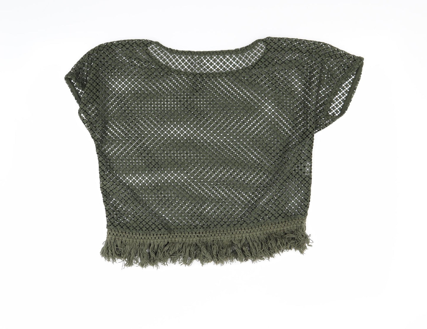 MNG Womens Green   Basic T-Shirt Size S