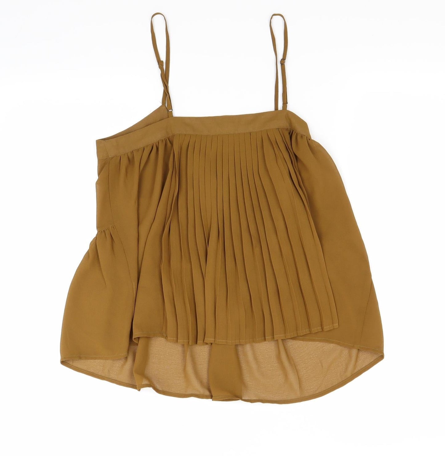 Womens UK Size S Glamorous Brown Basic Blouse
