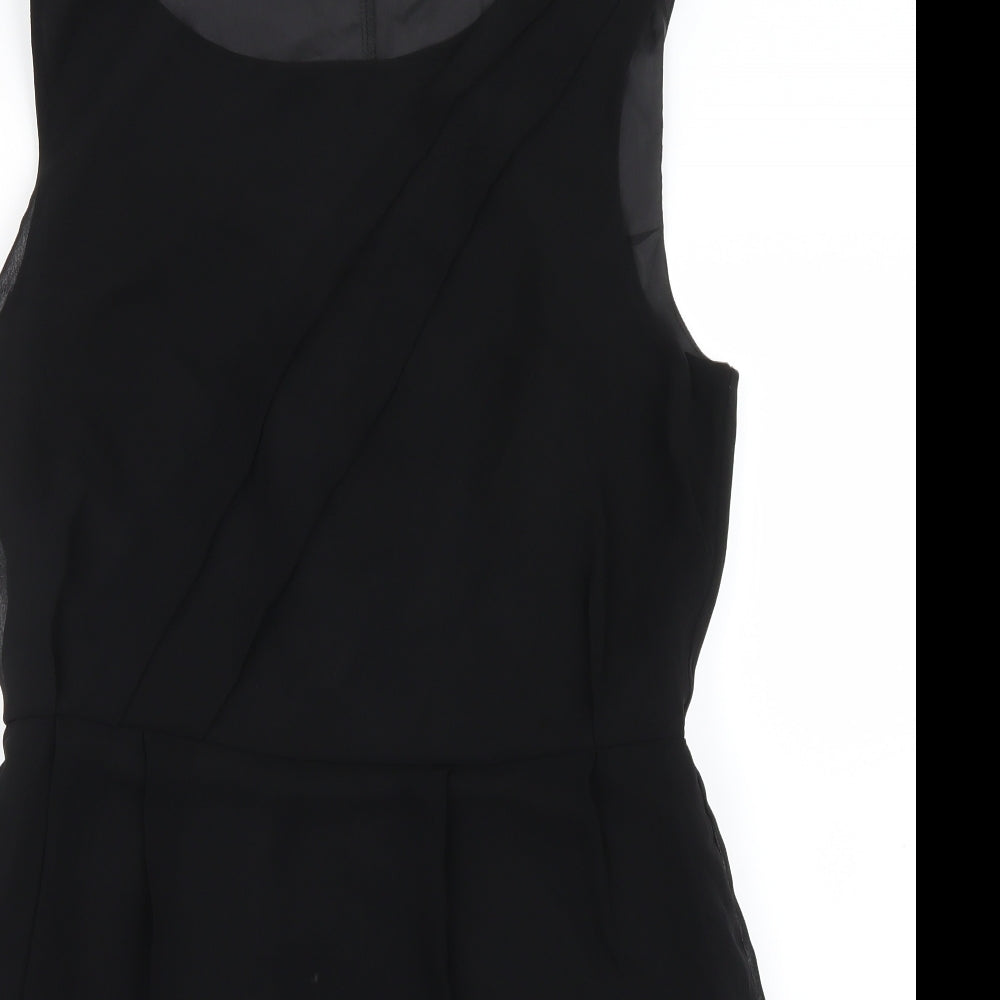 F&F Womens Black  Mesh Mini  Size 14