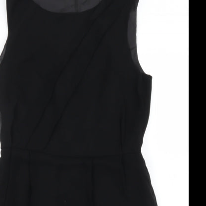 F&F Womens Black  Mesh Mini  Size 14