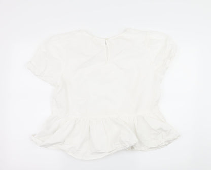 Primark Womens White   Basic Blouse Size 16