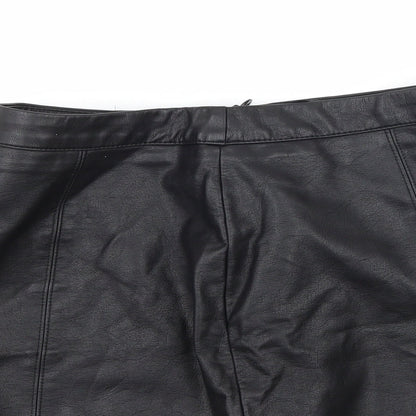 Matalan Womens Black   A-Line Skirt Size 10