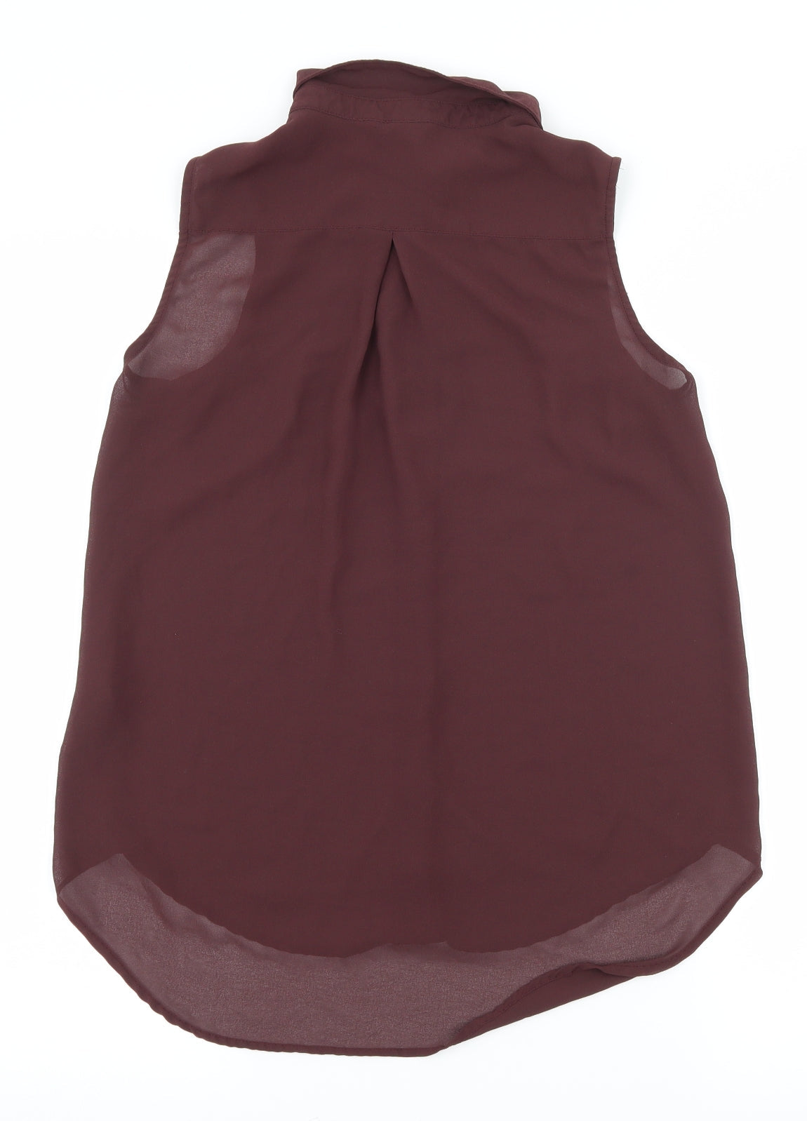 Womens UK Size 4 H&M Brown Basic Blouse