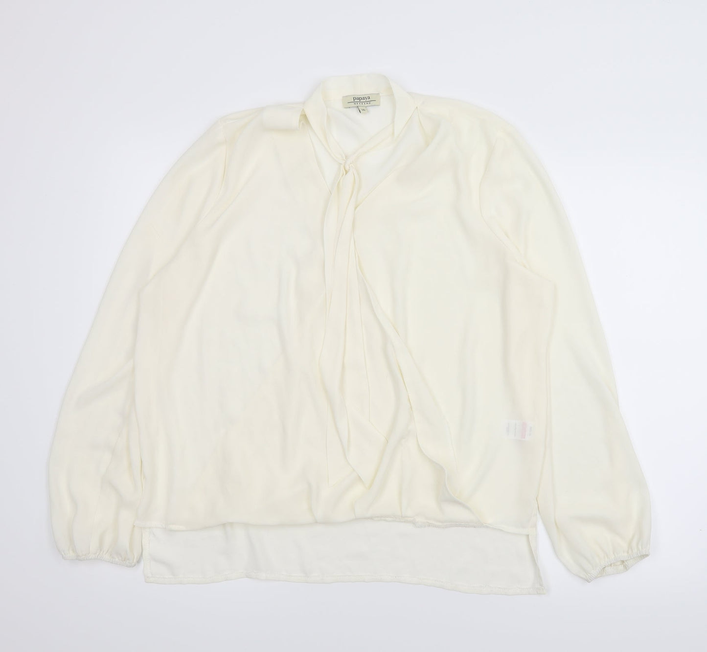 Papaya Womens Beige   Basic Blouse Size 16