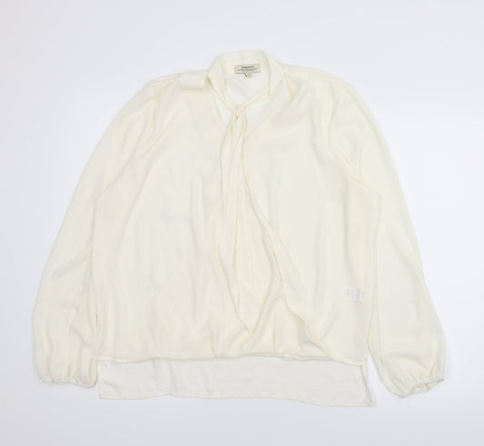 Papaya Womens Beige   Basic Blouse Size 16