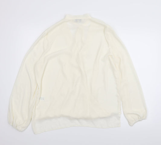 Papaya Womens Beige   Basic Blouse Size 16