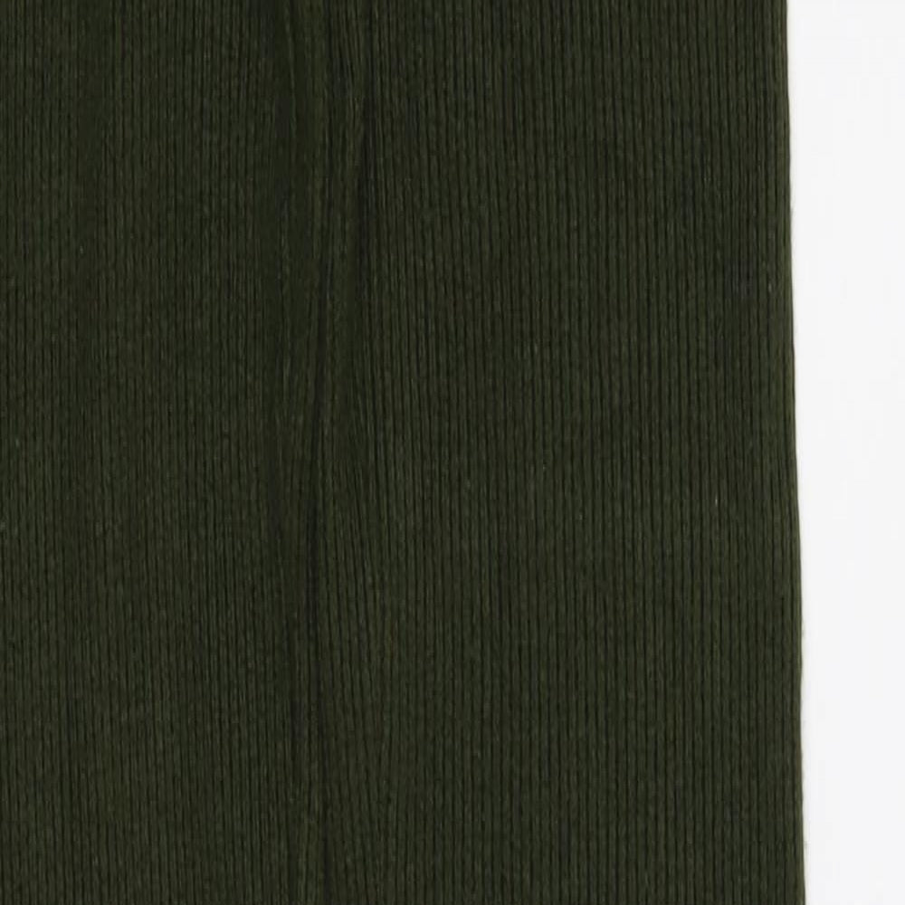 Emma & Ashley Womens Green  Corduroy Jegging Leggings Size S L32 in