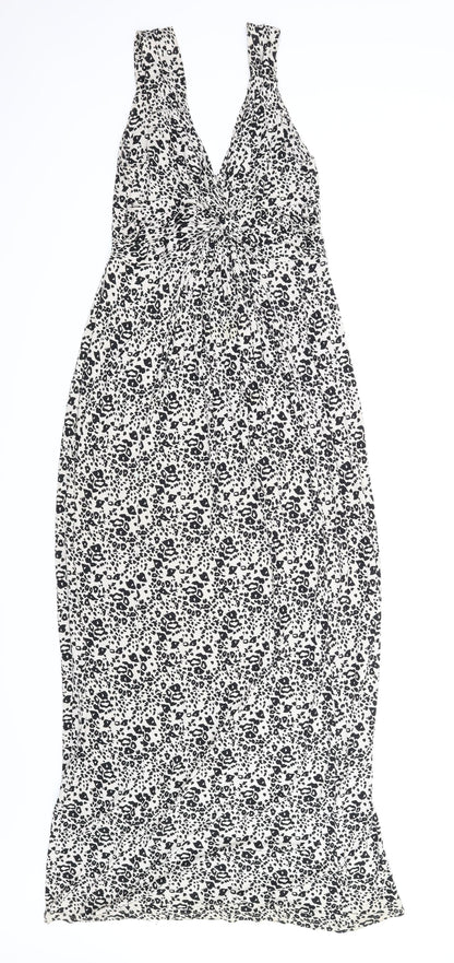 NEXT Womens Beige Animal Print  Maxi  Size 10