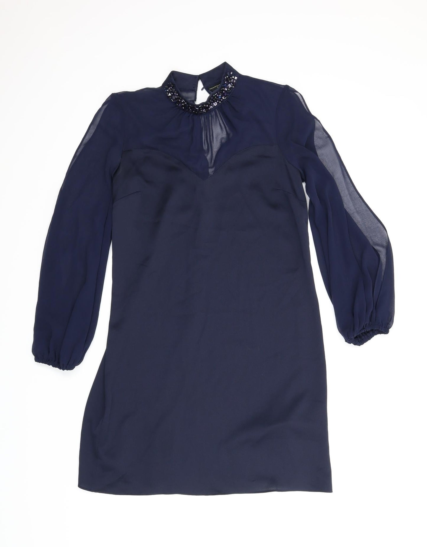 Lipsy Womens Blue   Tunic Blouse Size 10