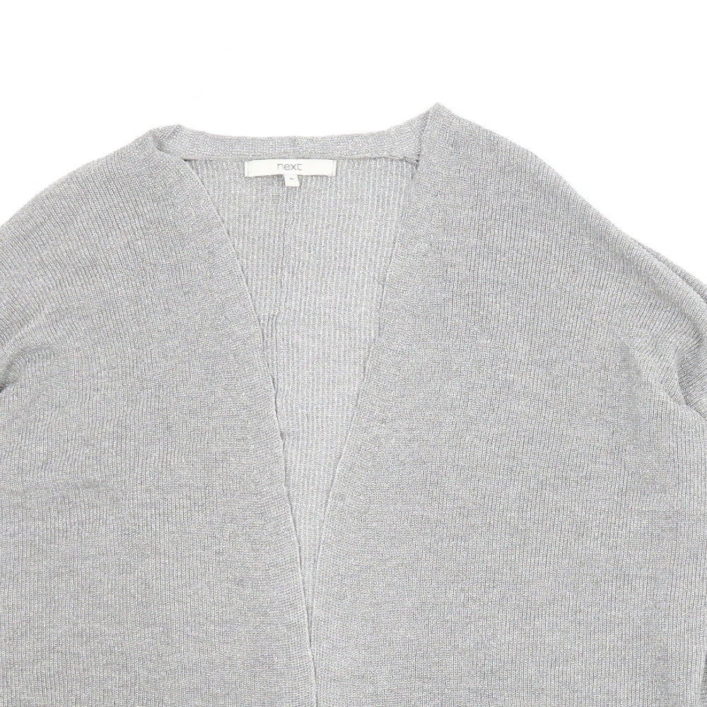 NEXT Womens Grey   Cardigan Jumper Size M