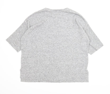 Zara Womens Grey   Pullover Jumper Size M