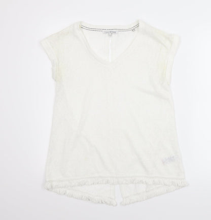 Womens UK Size 10 NEXT White Basic Blouse