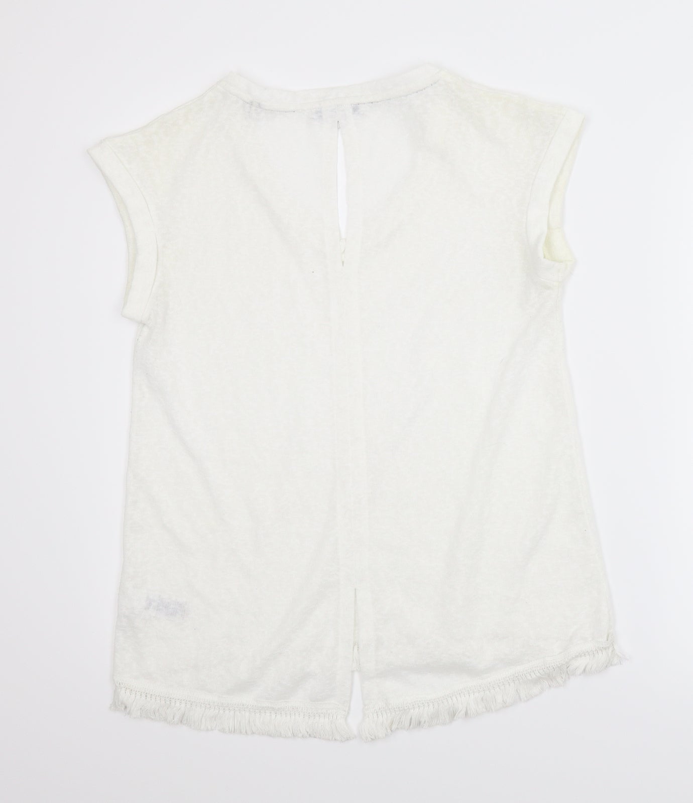 Womens UK Size 10 NEXT White Basic Blouse