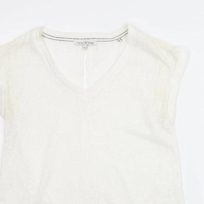 Womens UK Size 10 NEXT White Basic Blouse