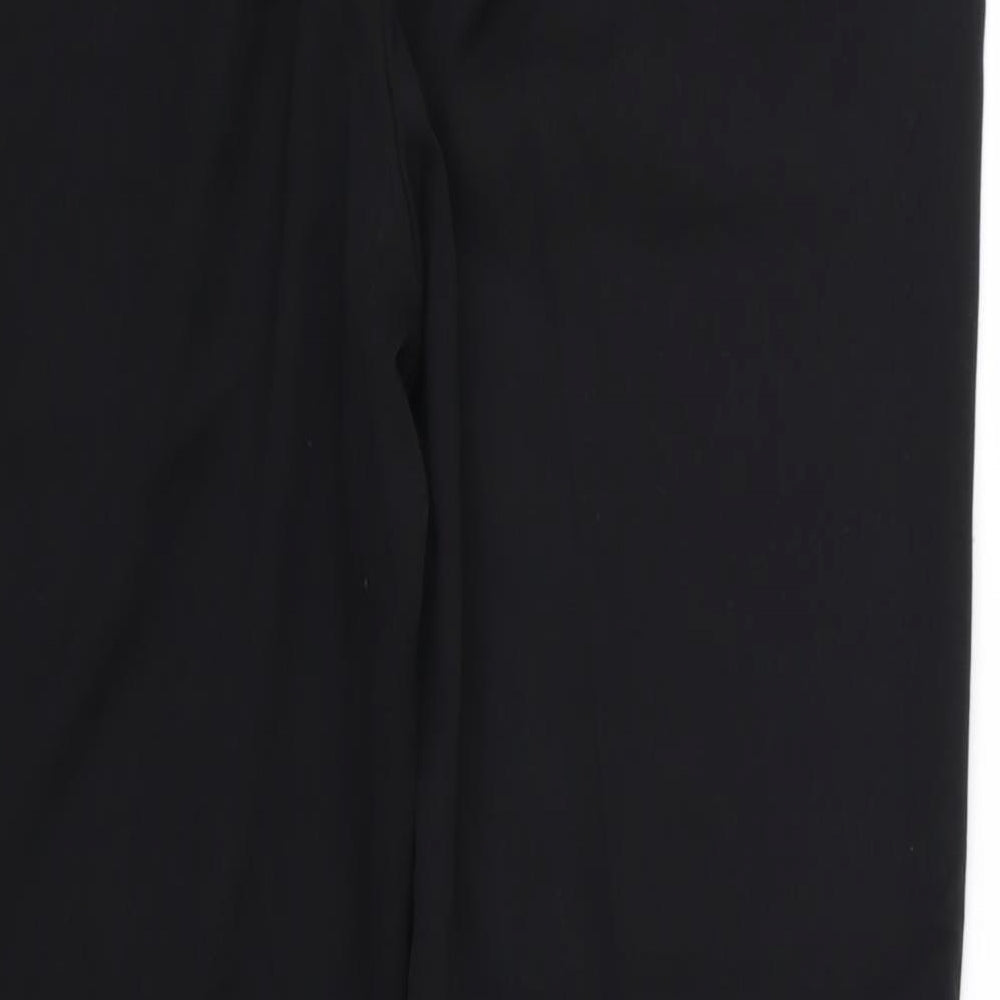 TU Womens Black  Rayon Trousers  Size 14 L28 in