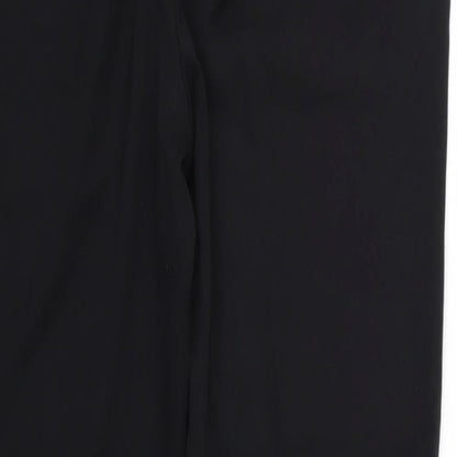 TU Womens Black  Rayon Trousers  Size 14 L28 in