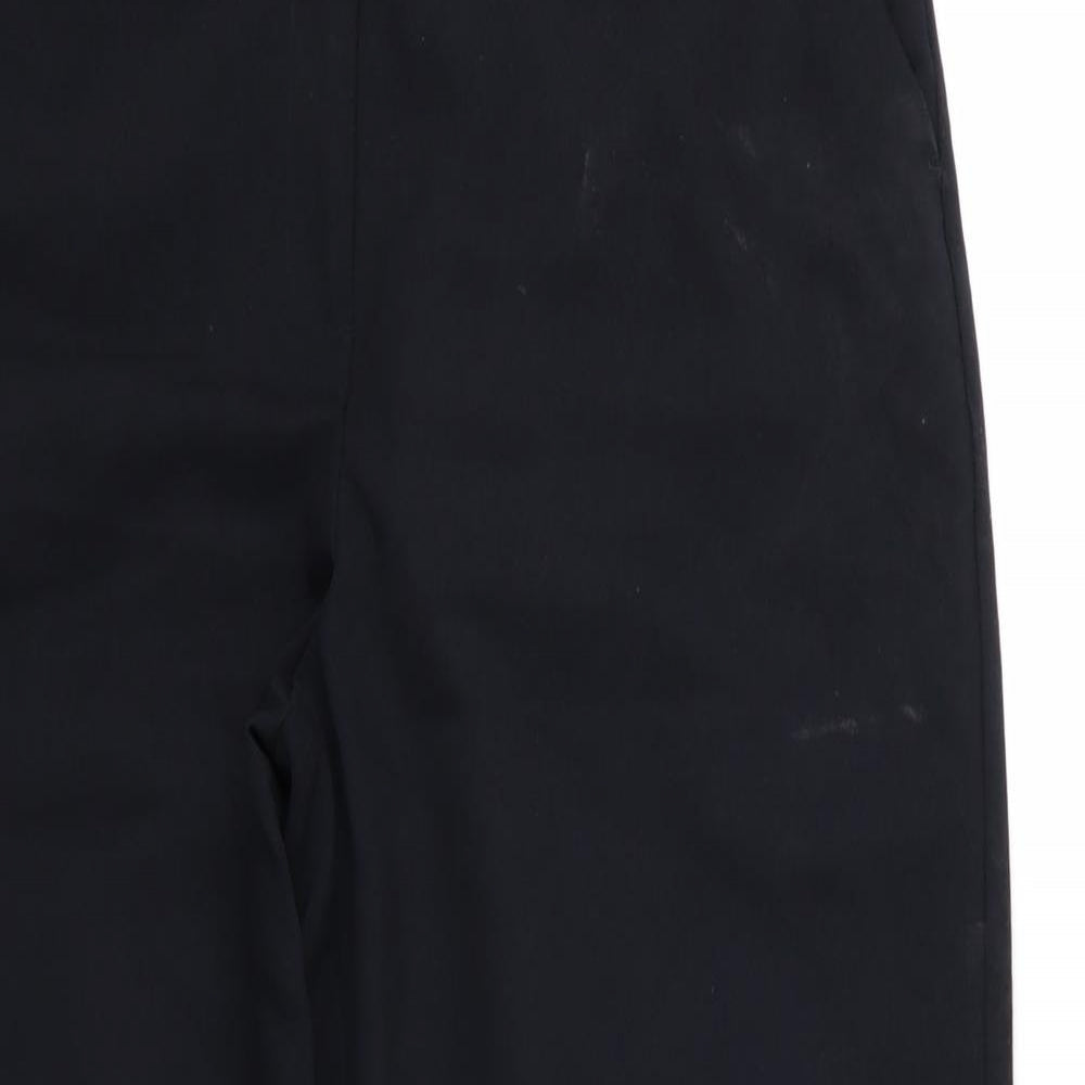 Womens UK Size 14 Papaya Regular Fit  Black Trousers