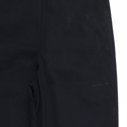 Womens UK Size 14 Papaya Regular Fit  Black Trousers