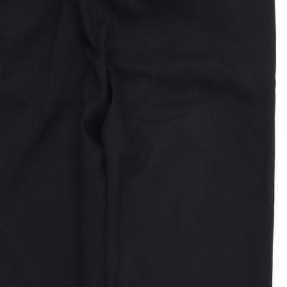 Womens UK Size 14 Papaya Regular Fit  Black Trousers