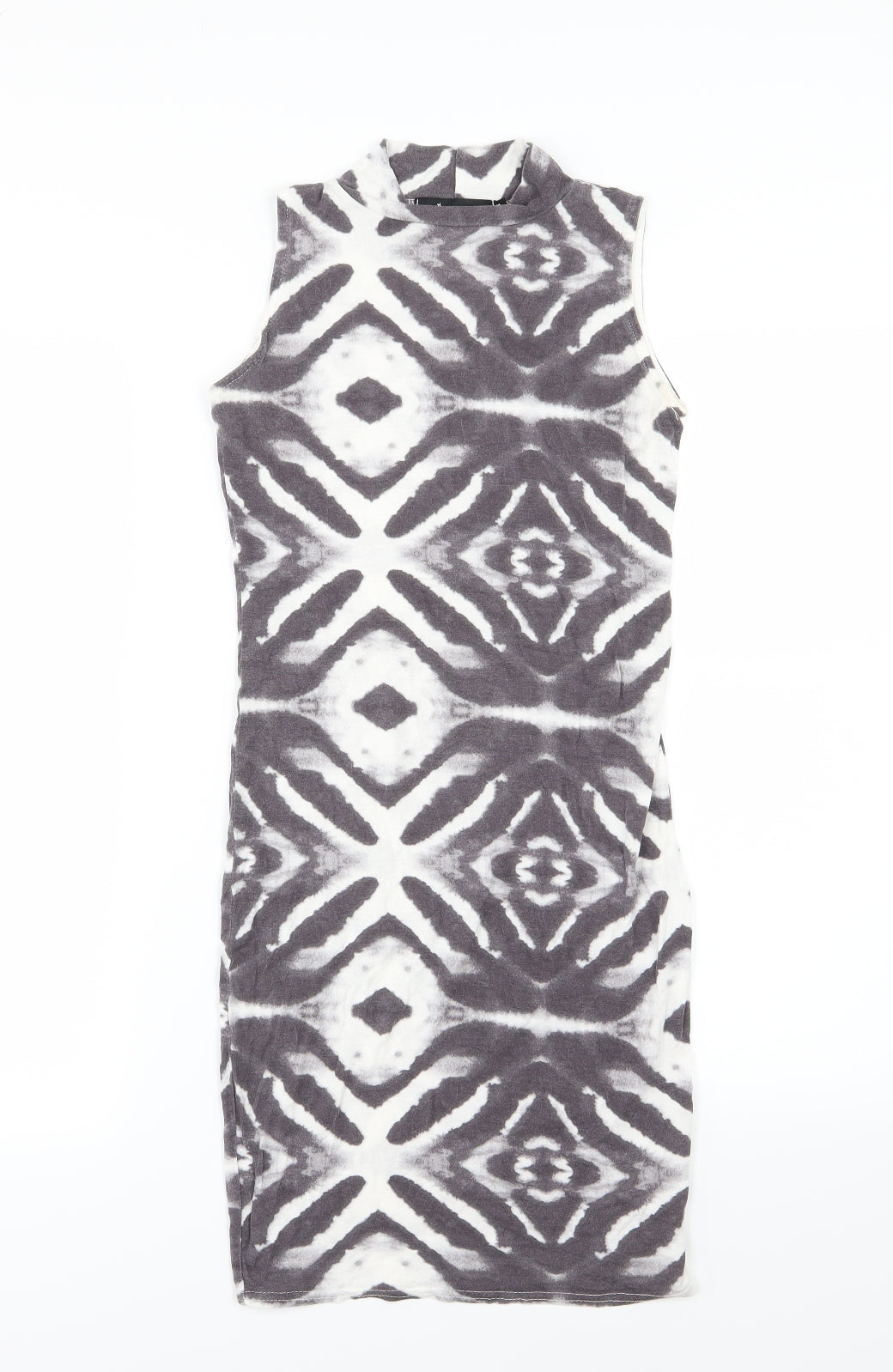 Republic Womens Grey Geometric Jersey Tank Dress  Size 10