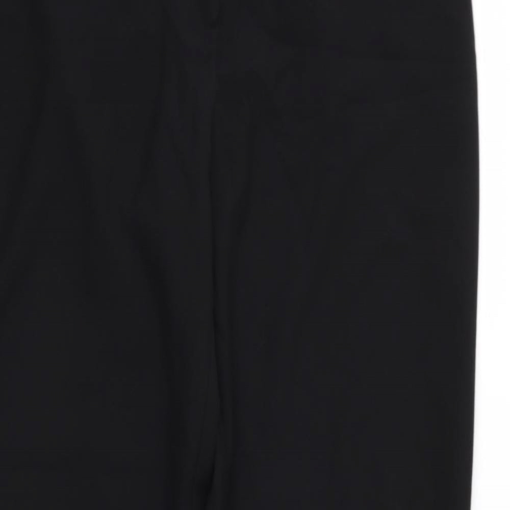Debenhams Womens Black  Rayon Trousers  Size 14 L30 in