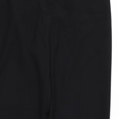 Debenhams Womens Black  Rayon Trousers  Size 14 L30 in